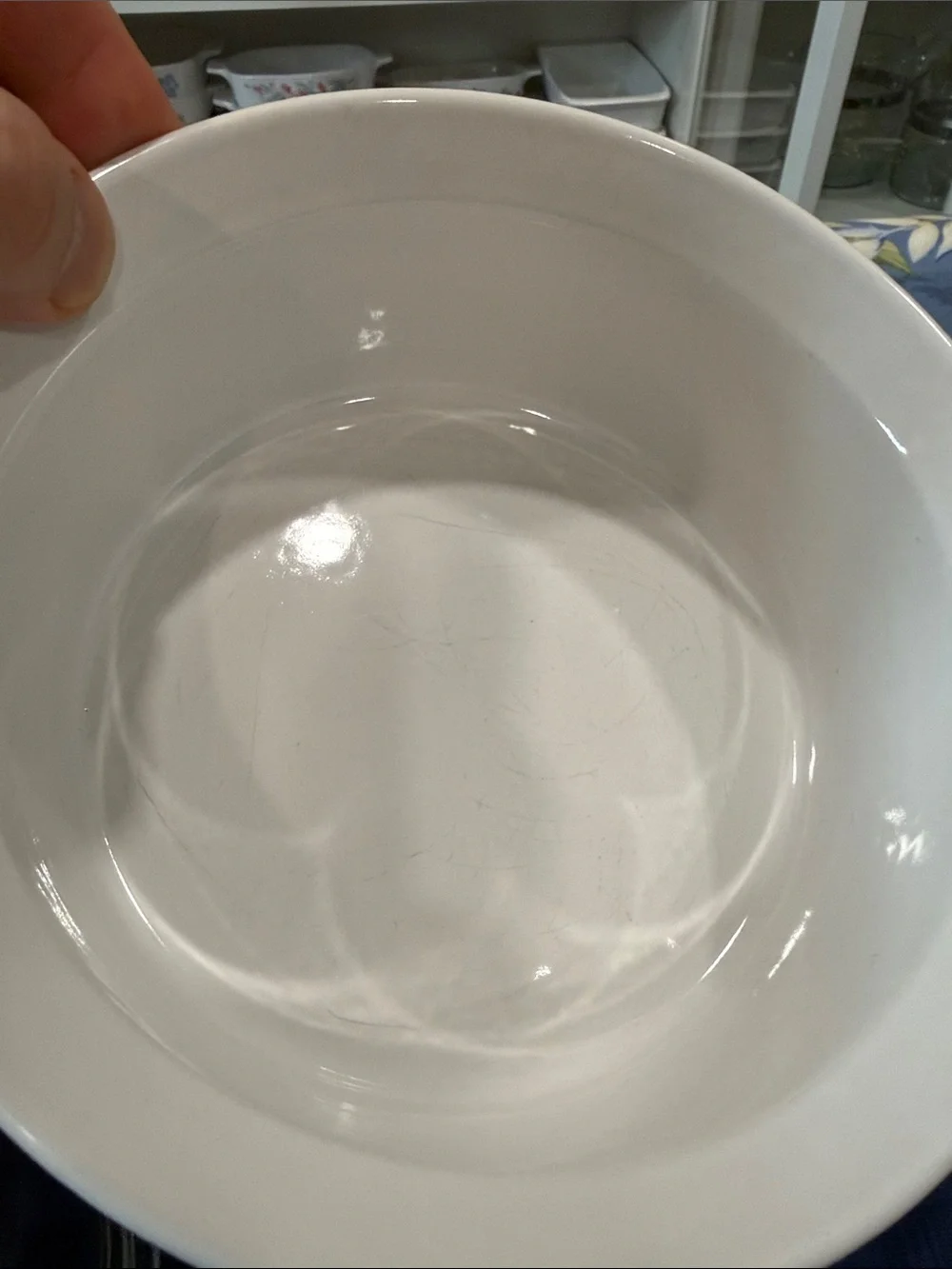 Corningware White Casserole with Clear Glass Lid 1.5 quart